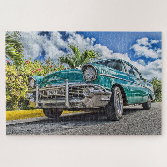 Alte-Autos-Puzzle Puzzle (Horizontal)