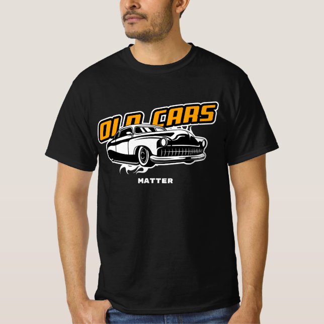 Alte Autos sind wichtig für den billigen Low Rider T-Shirt (Vorderseite)