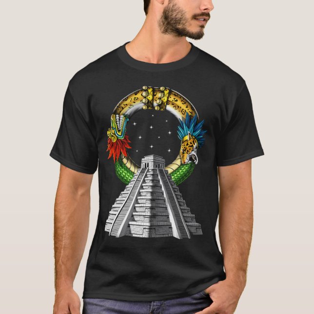 Alte Aztekenpyramide T-Shirt (Vorderseite)