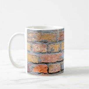Alte Background-Architektur aus Ziegelstein Kaffeetasse