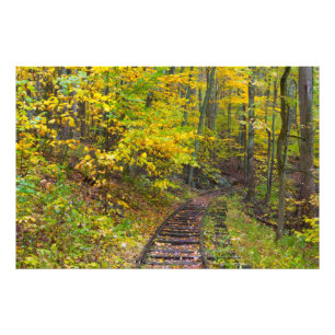 Alte Bahngleise, Blue Ridge Parkway, Virginia Fotodruck