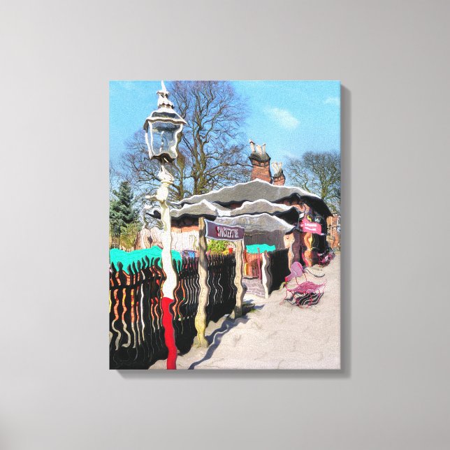 ALTE BAHNHÖFE LEINWANDDRUCK (Vorderseite)