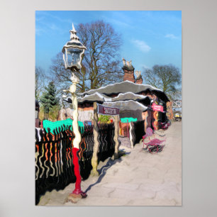 ALTE BAHNHÖFE POSTER