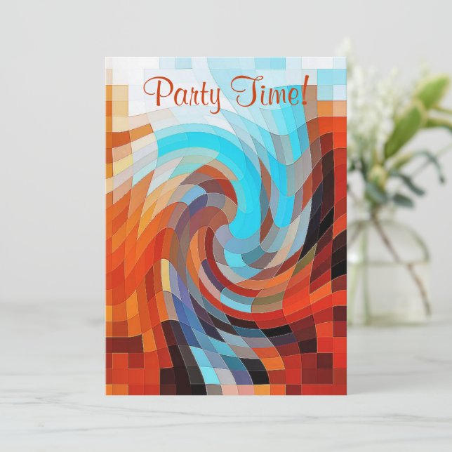 ALTE BARN-EINLADUNG (Stehend Vorderseite)