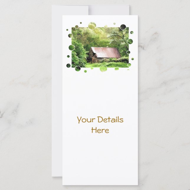 ALTE BARN RACK CARDS (Vorderseite)