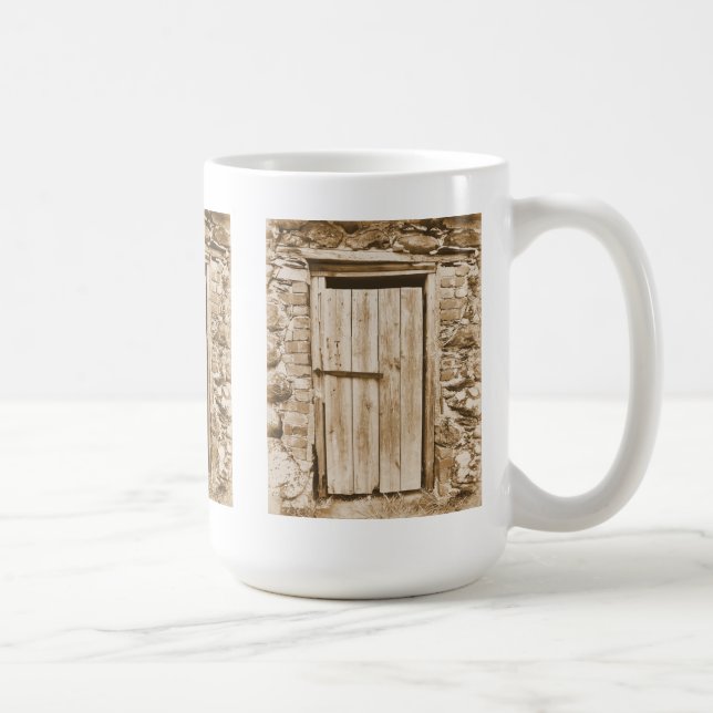 ALTE BARN-TÜR KAFFEETASSE (Rechts)