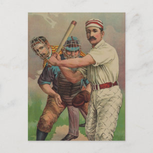 Alte Baseballkarte circa 1895 Postkarte