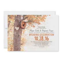 alte Baum rustikale Land Hochzeit Einladungen