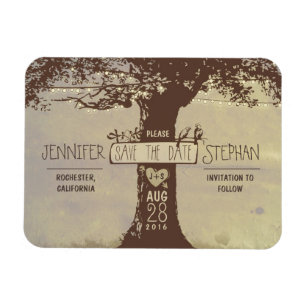 Alte Baumreihenleuchten speichern die Datumsmagnet Magnet