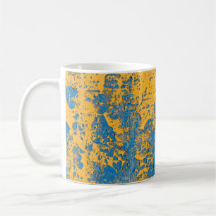 Alte bemalte Wand - Textur, Hintergrund. abstrakt, Kaffeetasse