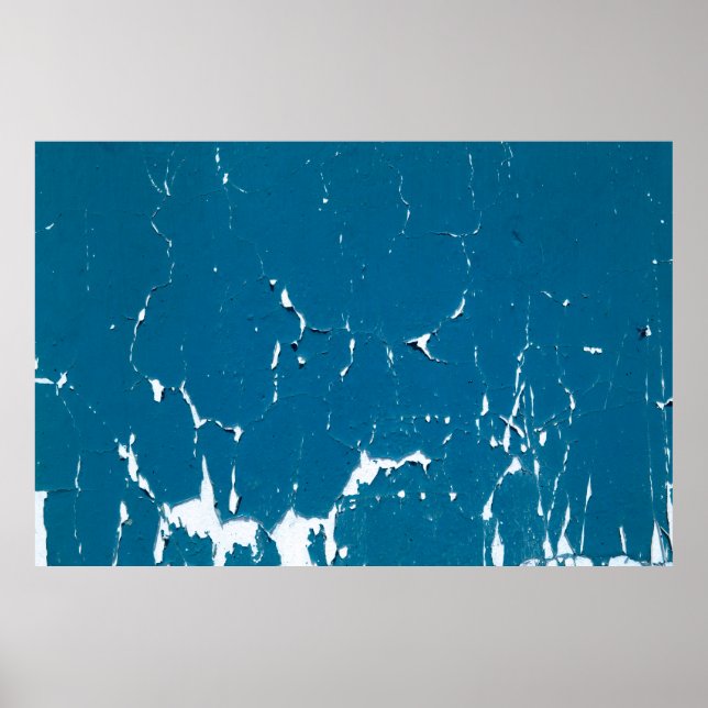 Alte bemalte Wandtextur als Grunge-Hintergrund Poster (Vorne)