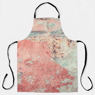 Alte Betonwand mit natürlichen Defekten. S Schürze