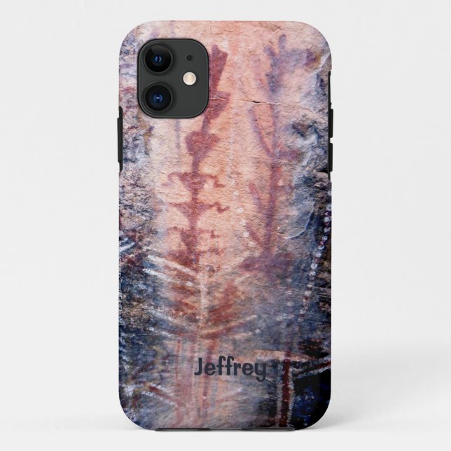 Alte Bilder, SüdwestPetroglyphen, Name, Case-Mate iPhone Hülle (Rückseite)