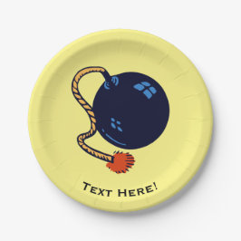 ALTE BOMBE PAPPTELLER