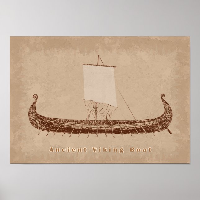 Alte Boots-Kunst Poster (Vorne)