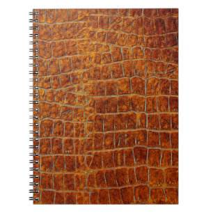 Alte braune Tierledertextur Notizblock