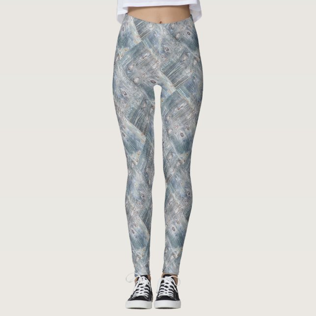 Alte Bretter, altes Holz, altes Holz, Holz, Brennh Leggings (Vorderseite)