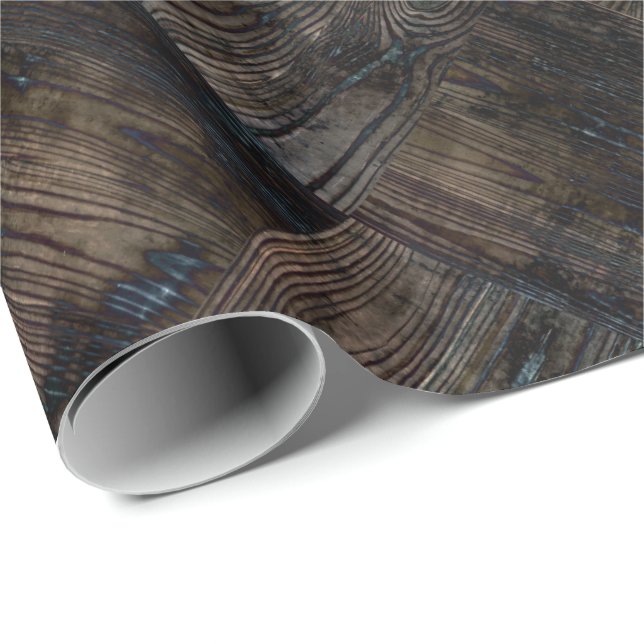 Alte Bretter, altes Holz, altes Holz, Holz Geschenkpapier (Rolleneckpunkt)