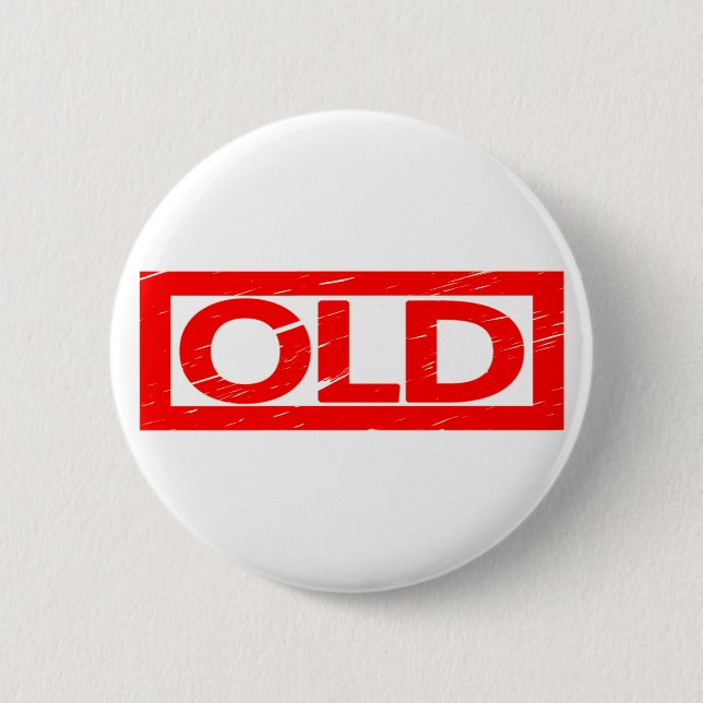 Alte Briefmarke Button (Vorderseite)