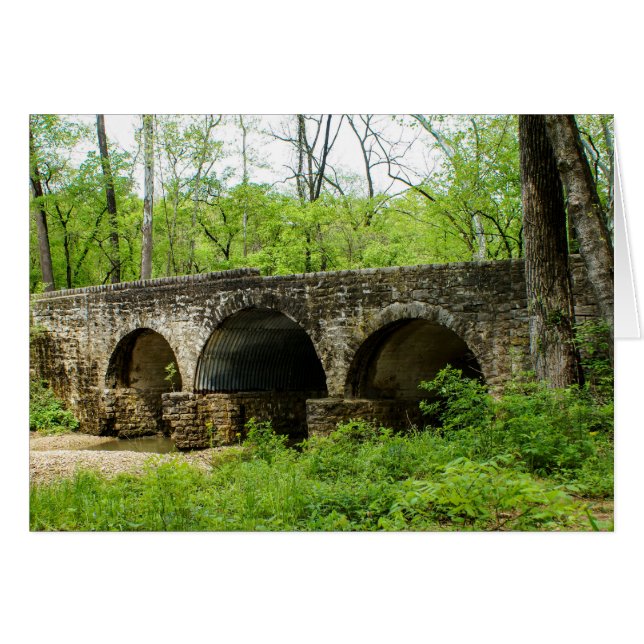 Alte Brücke in Cuivre Fluss (Vorderseite (Horizontal))