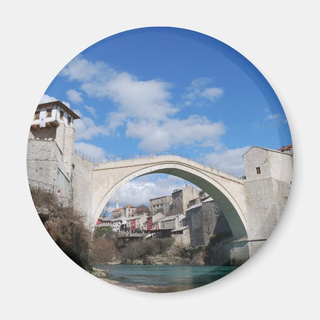 Alte Brücke in Mostar Magnet (Vorne)