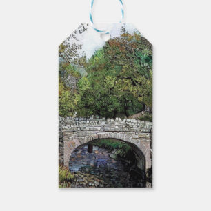 ALTE BRÜCKE ÜBER DEN FLUSS GESCHENKANHÄNGER