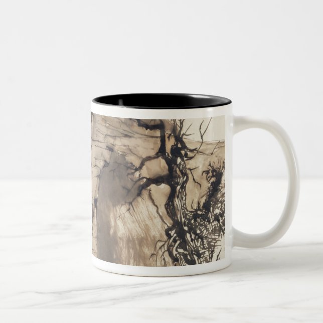 Alte Brücke Zweifarbige Tasse (Rechts)