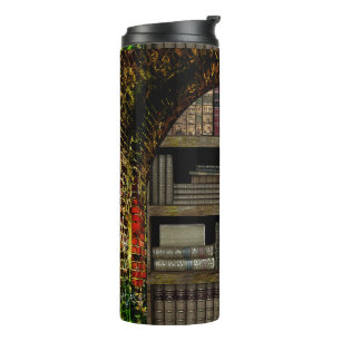 Alte Buchbibliothek Thermosbecher