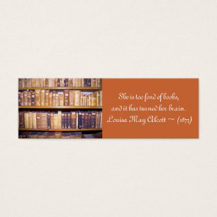 Alte Bücher/Mini-Lesezeichen-Quotation