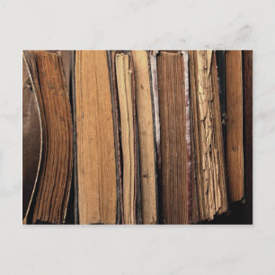Alte Bücher Postkarte