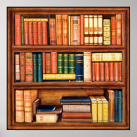 Alte Bücher, Vintage Bibliothek, virtuelle Bibliot