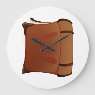 Alte Buchuhr Große Wanduhr