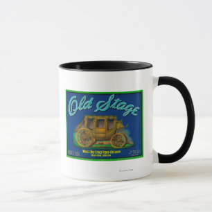 Alte Bühne-Birnen-Kiste LabelMedford ODER Tasse