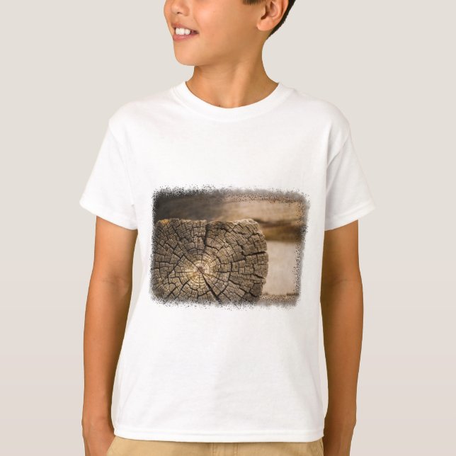 Alte Cabin Textures T-Shirt (Vorderseite)