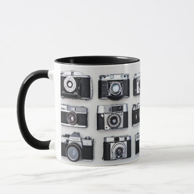 Alte Camera Collector Geschenke für Fotografen Tasse (Links)