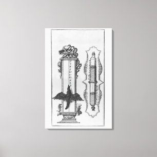 Alte Clepsydras, Illustration Leinwanddruck