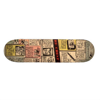Alte Comicanzeigenplattform #2 Skateboard
