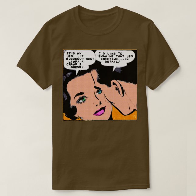 Alte ComicsVintageRomance T-Shirt (Design vorne)