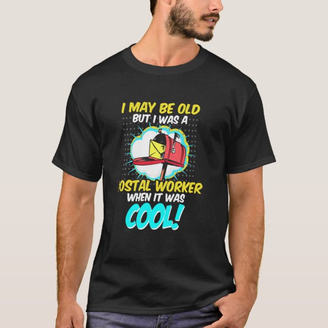 Alte Coole Mailman-Rente T-Shirt (Vorderseite)