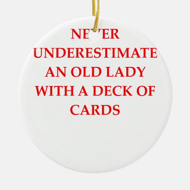 alte Dame Ornament (Vorne)