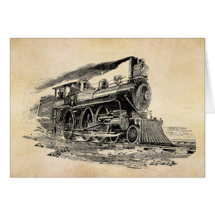Alte Dampf-Lokomotive