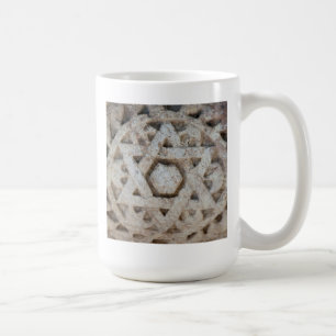 Alte Davidstern-Schnitzerei, Israel Tasse