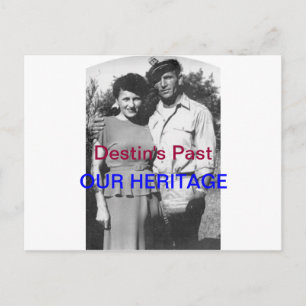 ALTE DESTIN POSTKARTE~VINTAGE~CAPTAIN & FRAU, 1942 POSTKARTE