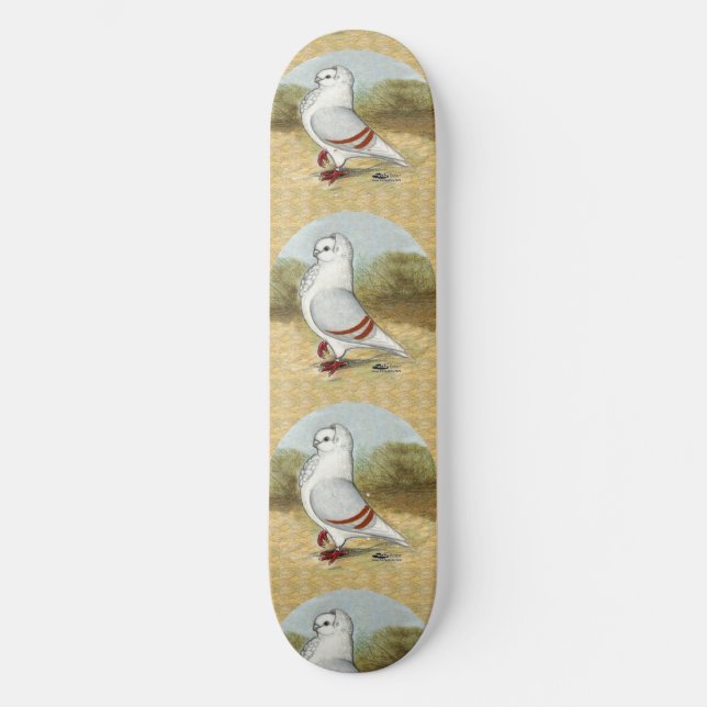 Alte deutsche Eukalyptbe in der Runde Skateboard (Vorderseite)