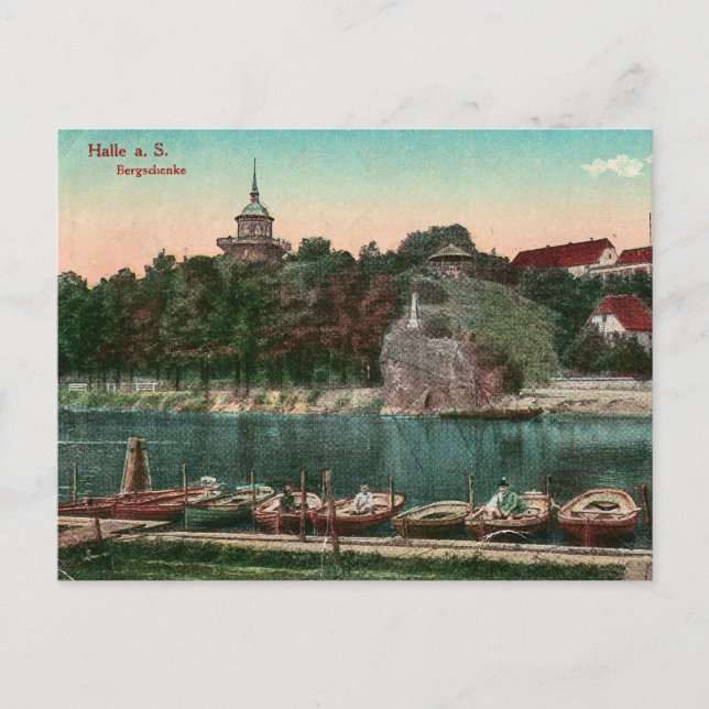 Alte deutsche Postkarte (Vorderseite)