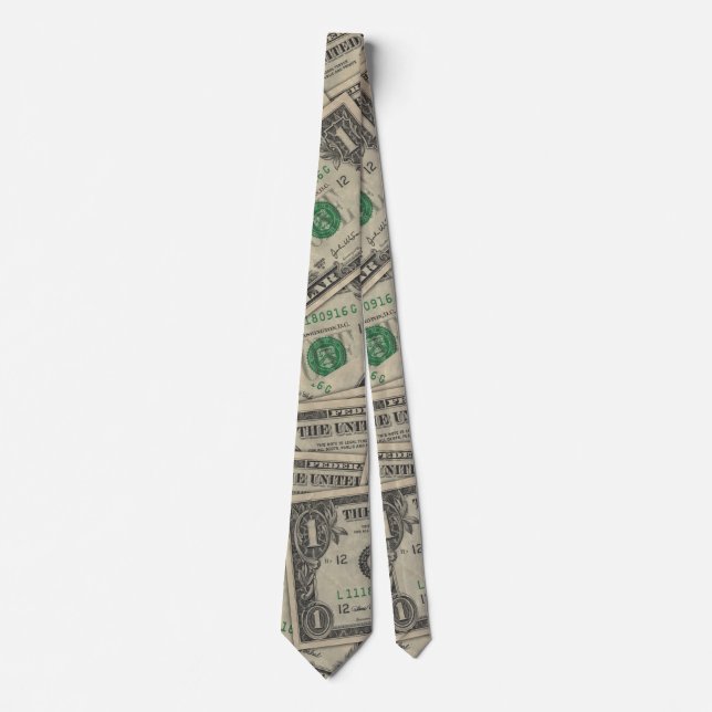 Alte-Dollar-Party Krawatte (Vorderseite)