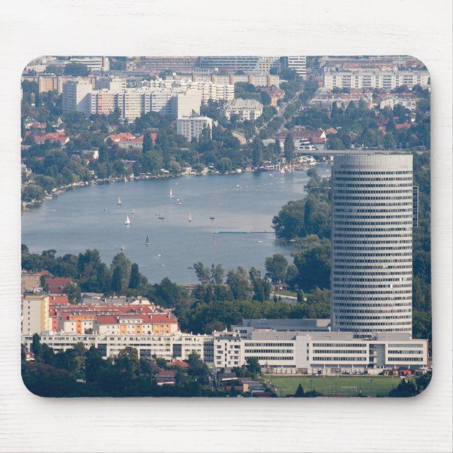 Alte Donau, Floridotower Mousepad (Vorne)