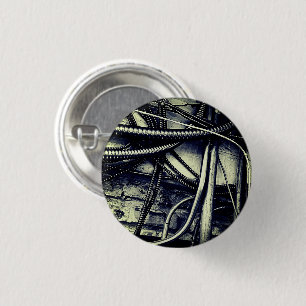 Alte Draht elektrische Kanäle Rohre Gipsdecke Pin Button