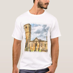 Alte Dreifaltigkeitsgotische Architektur Kirche T-Shirt