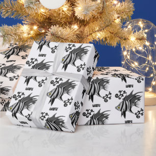 Alte Ehefrau für das Auge Geschenkpapier